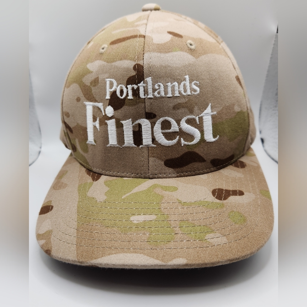 "Portland's Finest" camouflage ball cap